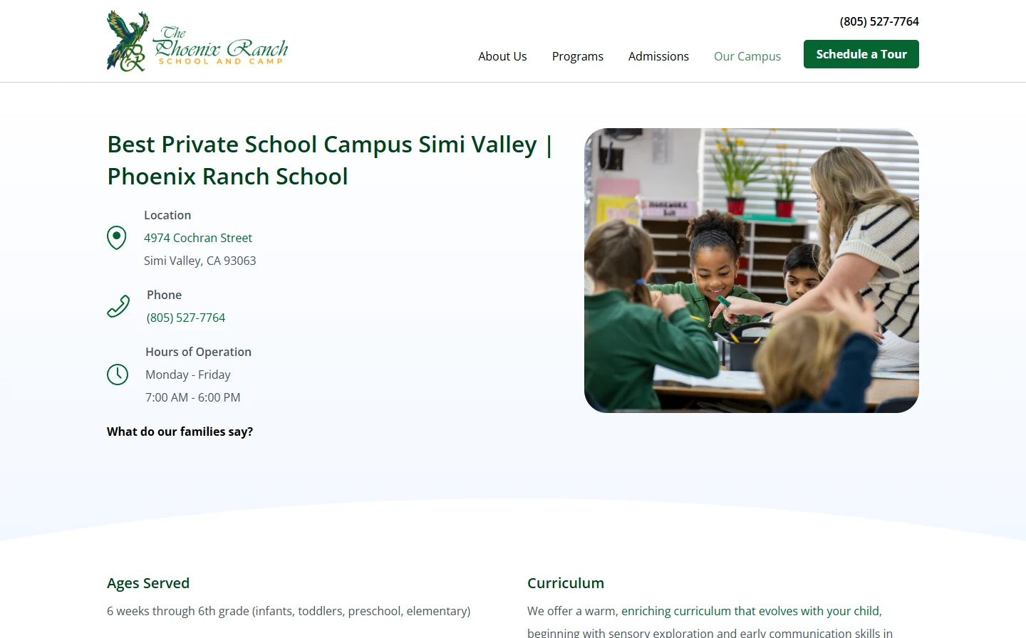 Phoenix Ranch School: The campus as an enrollment differentiator.