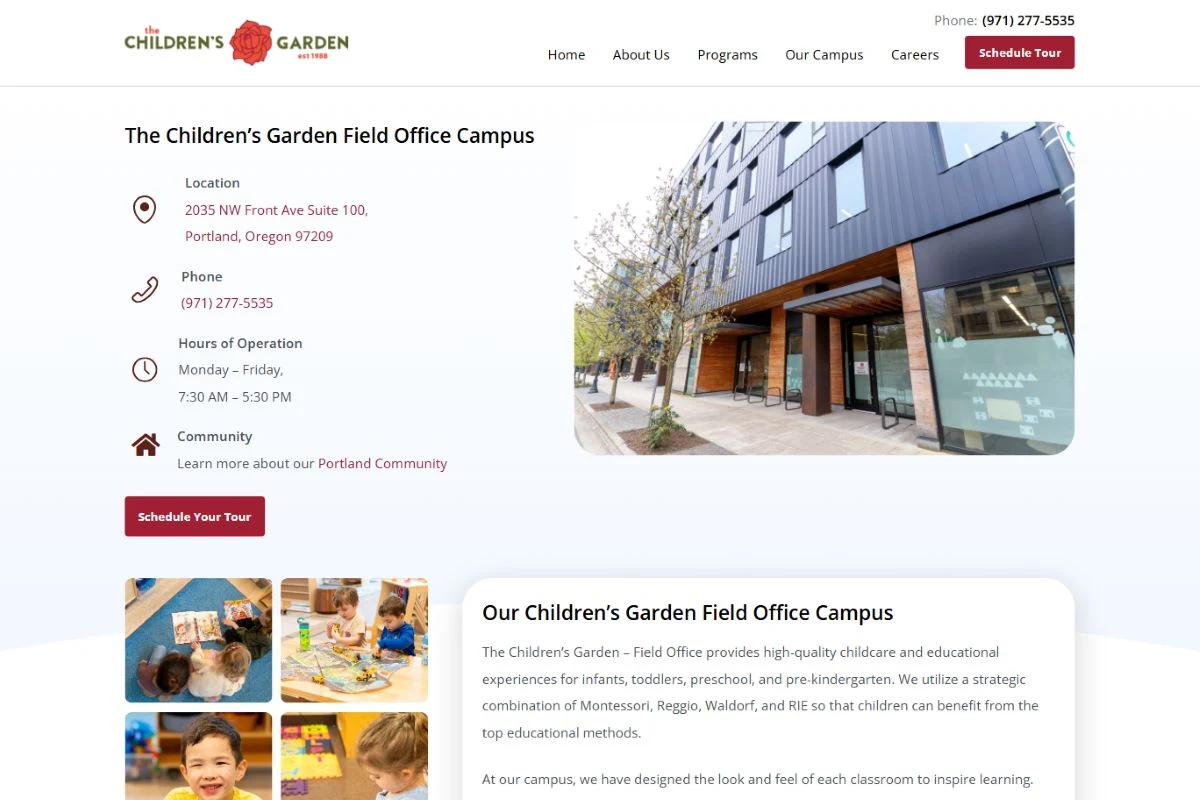 The Children’s Garden: The campus, and the community around it.