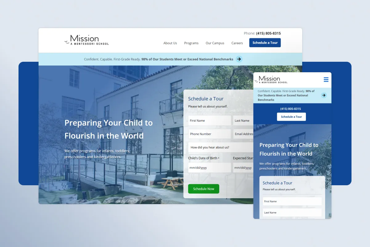 Mission Montessori School website