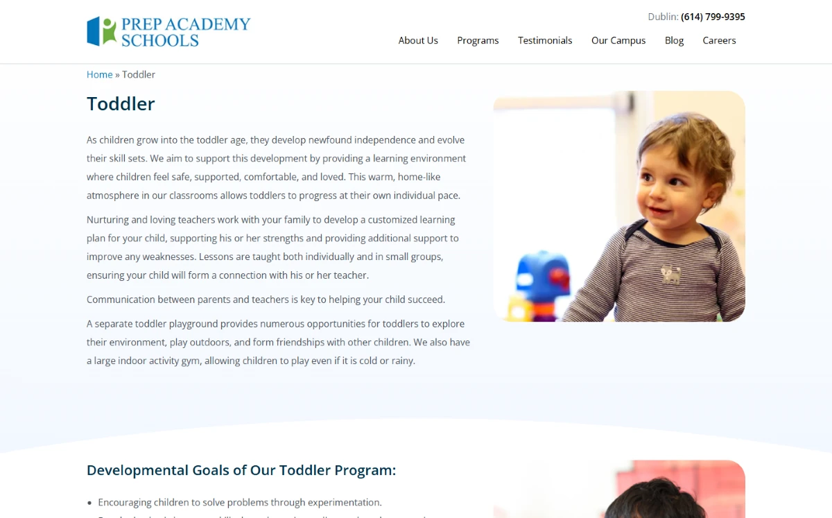 Prep Academy Schools: What the experience looks like at each stage.